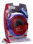 BOSS Audio Systems KIT10 4 Gauge Amplifier Installation Wiring Kit - A Car Helps You Make Connections and Brings Power to Your Radio, Subwoofers Speakers