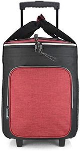 EAGLEMATE 36L Foldable Soft Rolling Picnic Cooler Bags Wheeled Outdoor Cooler Bags On Wheels…