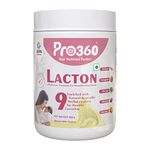 Pro360 Lacton for Breastfeeding and Lactating Mothers Milk Supplement Powder - Lactation Support Booster with Herbal Extracts - Helps to Increase Breast Milk - Masala Milk Flavor, 400g (Pack of 1)