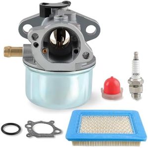 AUTOKAY 799868 Carburetor kit Works with 6-6.75 HP Craftsman Snapper 22" Push Mower Carb, with Air Filter Spark Plug Re#498170 799872 694202 497586 498254 790821-14111