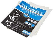 Sulky 8-1/2-Inch by 11-Inch Printable Sticky Fabri-Solvy Stabilizer, 11-Pack