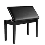 SONGMICS Duet Piano Bench with Padd
