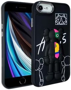 CTVSLFU Compatible with iPhone SE 3rd Gen (2022)/2nd (2020) Case Cool Design for Men Boys Kids Teen, Streen Fashinon Anime 3D Cartoon Shockproof TPU Designer Protection Cover for iPhone 8/7/6/SE