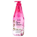 Scentio Cherry Blossom Lightening & Smooth Body Lotion, 700 ml(Made In Thailand)