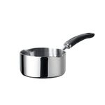 Meyer Trivantage Stainless Steel Triply Cookware Milkpan/Milk Pot, 14cm, Silver, (31133)