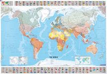 Il mondo 1:28.500.000. Carta plastificata: Wall Map