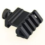 45 Degree Rail Mount, Offset Picatinny Weaver Sight Scope Rail Riser Mount