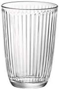 Bormioli Rocco Line Long Drink Glass, Set of 12, 13.25 oz, Clear