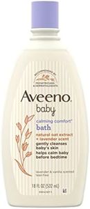 AVEENO BABY Calming Comfort Bath with Relaxing Lavender & Vanilla Scents, Hypoallergenic & Tear-Free Formula, Paraben- & Phthalate-Free, 18 Fl Oz (Pack of 1)