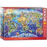 EuroGraphics Crazy World 2000-Piece Puzzle Jigsaw