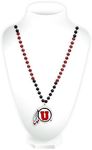 NCAA Rico Industries Team Logo Mardi Gras Style Beads, Utah Utes