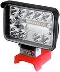 3 Inch LED Work Light for Milwaukee M18 20V Lithium Batteries Super Bright 180 Degree Rotation Jobsite Light