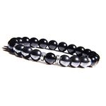 Young & Forever Gift Bracelet for Unisex Adult (Black)