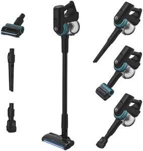 HOOVER Aspiradora Escoba Sin Cable para Mascotas, Maniobrable 360 grados para Todo Tipo de Suelos, Cepillo Anti-Enredos con Luces LED [HF4]