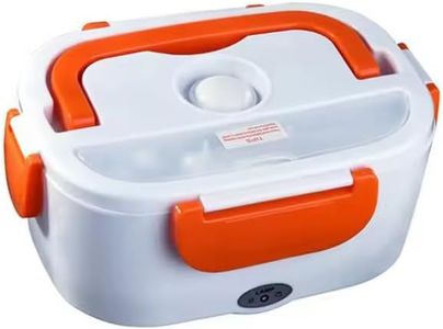 Suzolight Electric Lunch Box for Office School Travlling Tiffin Box Quick Heat Portable & Easy to wash (Orange)