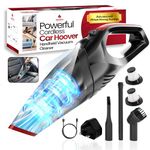 Aerobe HandHeld Vacuum Cleaner - ADVANCED 15000 PA Car Hoovers Cordless Powerful, Strong Suction Car Vacuum Cleaner For Home Mini Hoover With Led Light Hand Held Hoover/Portable hoover