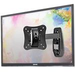 Duronic TV Bracket TVB0920 | Cantilever Wall Mount for 13”-30” Television Screen | Tilt +20° | Swivel 180°/360° | VESA Up to 600x400mm | Fixing for Flat Screen LCD/LED/OLED/QLED | Strong Heavy Duty