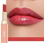 Oulac Moisturising Lipstick Red - Moisture Shine Hydrating Lipstick & Tinted Lip Balm for Dry Lips, Medium Coverage Lip Colour | Juicy Look, Glossy Finish, Vegan, Cruelty-Free, Femme Fatale (01)