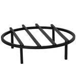 SteelFreak Classic Round Fire Pit Grate, 18 Inch (46 cm) Diameter - Made in The USA