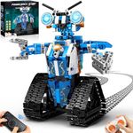 IKUPER Robot STEM Projects for Kids Ages 8-12, Remote & App Controlled Robot Building Kit, Coding and Programming Building Toys, Creative Mindstorms Gifts for Boys Girls（369+Pcs）