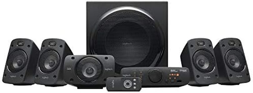 Logitech Z906 5.1 Surround Sound Speaker System - THX, Dolby Digital and DTS Digital Certified - Black