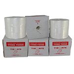 SGT KNOTS Polypropylene Tying Twine – Bundling Twine for Pulling, Loading, Packing – Weather Resistant Pull Line – 327 lb. Tensile Strength – 3 ply x 2100ft, White – Cardboard Carton Included