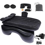 Onirii Inflatable Car Air Mattress Back Seat Bed Thickened Car Camping Air Mattress Bed with Air Pump,Portable Car Travel Mattress,Car Sleeping Mattress Bed for Car Universal SUV