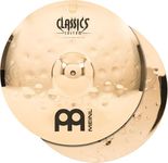 Meinl Cymbals Classics Custom Extreme Metal Hihat Cymbals 14 inch (Video) for Drum Set (35,56cm) B12 Bronze, Brilliant Finish, Made in Germany (CC14EMH-B)