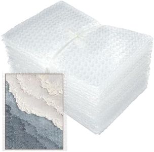 50-Pack 12"x16"Clear Bubble Out Bags for Packing & Shipping – Double-Wall Bubble Cushioning Pouch for Moving & Fragile small Items Storage