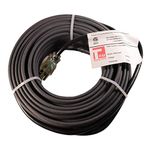 TRM Self-Regulating De-Icing Roof Heating Cable for Ice Dam Prevention and Snow Melting, Direct Plug-in Wire for Ice Melt and Heat Tracing Systems 120V, Length 50 Feet + 6 Feet Cold Lead