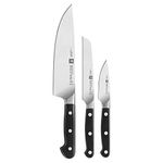 Zwilling J.A. Henckels Pro Starter Set 3 pc | 3" Paring Knife | 5" Tomato/Bagel Knife | 8" Chef's Knife