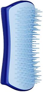 Pet Teezer, Cepillo de aseo para perros, color azul marino y azul cielo
