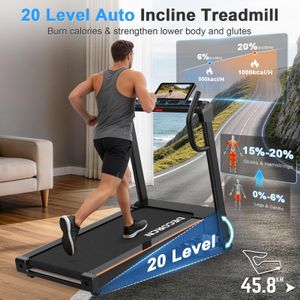 Foldable Treadmill 4.5HP – 150kg Capacity, Compact Home Running Machine