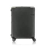 Samsonite Polycarbonate (Pc) Trolley Bag Hardsided Suitcase for Travel | Trolley Bag | 69 Cms Evoa Spinner Check-in Luggage Bag, Brushed Black