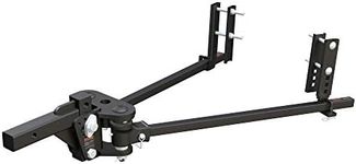 CURT 17499 TruTrack Light-Duty Trunnion Bar Weight Distribution Hitch with Integrated Sway Control, 8,000 lbs. GTW, 2-Inch Shank