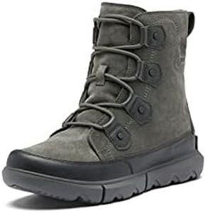 Sorel Explorer Boot Waterproof Men's Winter Boots, Black (Black x Jet), 9 UK