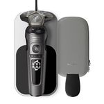 Norelco Philips S9000 Prestige Electric Shaver With Qi-Charger, Precision Trimmer And Premium Case, Sp9872/86