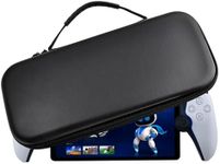 Generic Hard Case for PS5 Portal Remote Player - Protective Storage Bag with Mesh Compartment, Compatible with PS Portal, Black