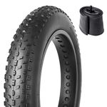 26x4.0 Fat Tire and Inner Tube | Snow Tire | Electric Bikes | Mountain Bike Tire (26x4.0)