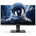 KOORUI 24 Inch Computer Monitor, Build-in Speakers, IPS Display FHD 1080p, 60Hz/100Hz, HDMI, VGA, 75 x 75 mm VESA Mountable, FreeSync&G-Sync Compatible, Eye Protection and Ergonomic Tilt Adjustment