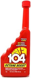 104+ Performance (10406) Octane Boost - Boosts Octane And Cleans injectors To Improve Engine Performance - Improve Gas Mileage - 1 Bottle Treats Up To 18 Gallons, 16 fl. oz.