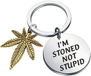Gzrlyf I’m Stoned Not Stupid Keycha