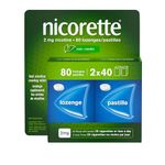 Nicorette Nicotine Lozenges, Quit Smoking Aid, Mint, 2mg 20 count