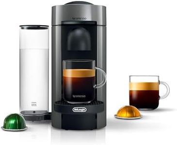 Nespresso Vertuo Plus Coffee and Espresso Maker by De'Longhi, Grey