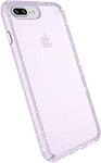 Speck Products Presidio Glitter Case for iPhone 8 Plus, iPhone 7 Plus, and iPhone 6/6S Plus - Bulk Packaging - Geide Purple Clear/Gold Glitter