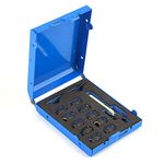 Aramox Spot Weld Cutter Sheet, 13 Pcs Double Sided Rotary Metal Hole Cutter Drill Bits Hex Shank Removal Tools