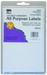 Charles Leonard Inc. All Purpose Labels, 4 x 2 Inches, White, 120/box (45320)