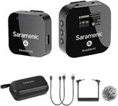Saramonic Blink900 S1 Wireless Lavalier Microphones for Cameras Camcorder DSLR Computer, Dual-Channel, 6H Battery Life, 656ft Transmission, Wireless Lapel Mic for Video Recording Vlog Live Streaming