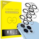 JETech Camera Lens Protector Compatible with iPhone 13 Pro Max 6.7-Inch and iPhone 13 Pro 6.1-Inch, 9H Tempered Glass, HD Clear, Anti-Scratch, Case Friendly, Does Not Affect Night Shots, 3-Pack