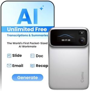 Comu Action Pro, AI Voice Recorder, Automatic AI Docs, 70H+ Battery Life